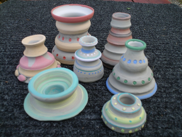 example of pottery work. 
